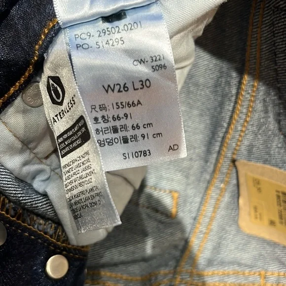 Levi’s 501 skinny filiforme jeans brand new with tags - Picture 6 of 12